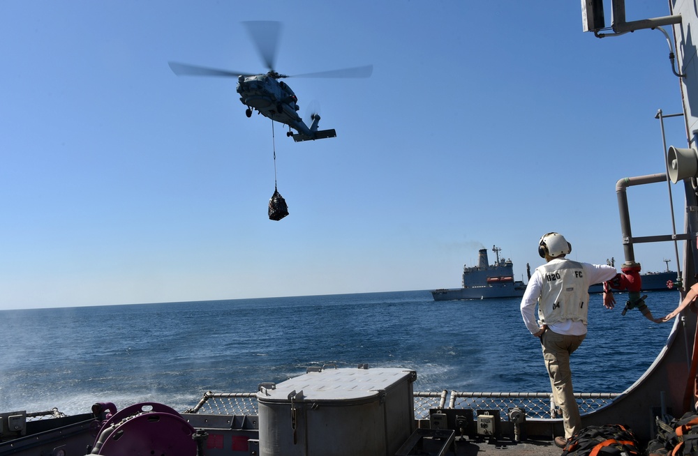 USS PHILIPPINE SEA DEPLOYMENT/RAS