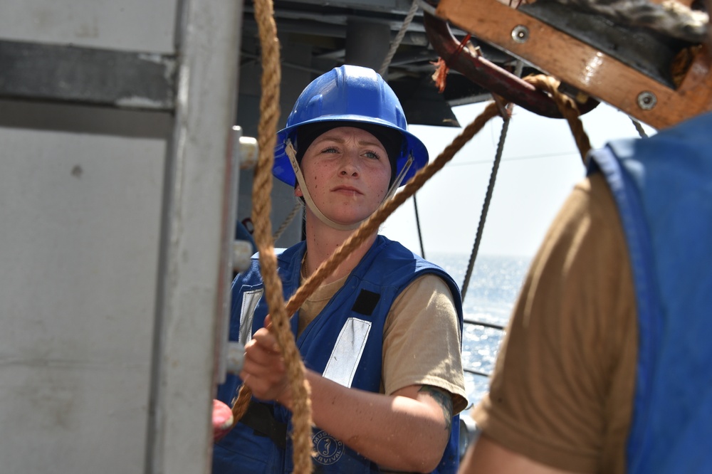 USS Philippine Sea (CG 58) Replenishment-At-Sea