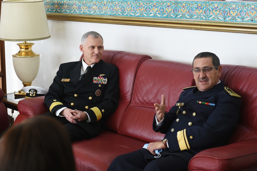 Rear Adm. Baze Visits Algeria