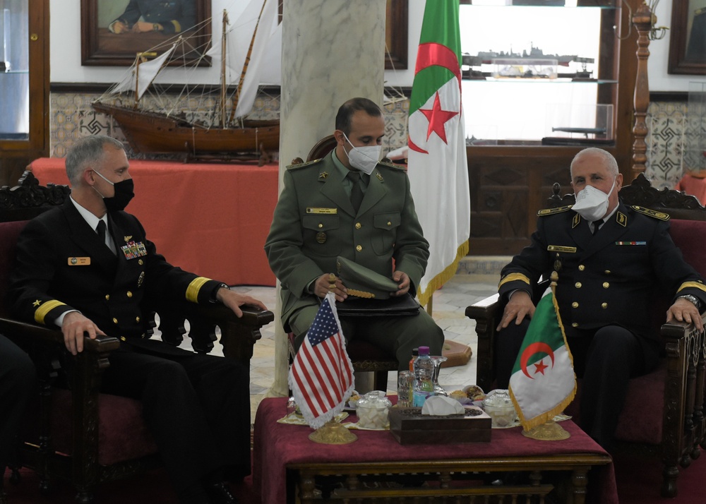 Rear Adm. Baze Visits Algeria