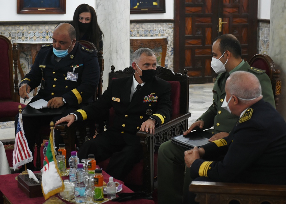 Rear Adm. Baze Visits Algeria