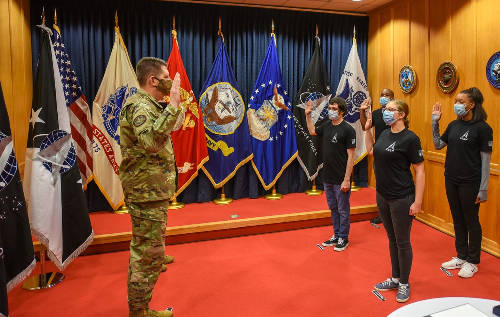 Space Force enlists first trainees to bootcamp