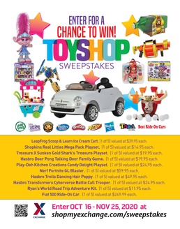 Army &amp; Air Force Exchange Service Rings in Holiday Cheer for Kids with Toybook Sweepstakes