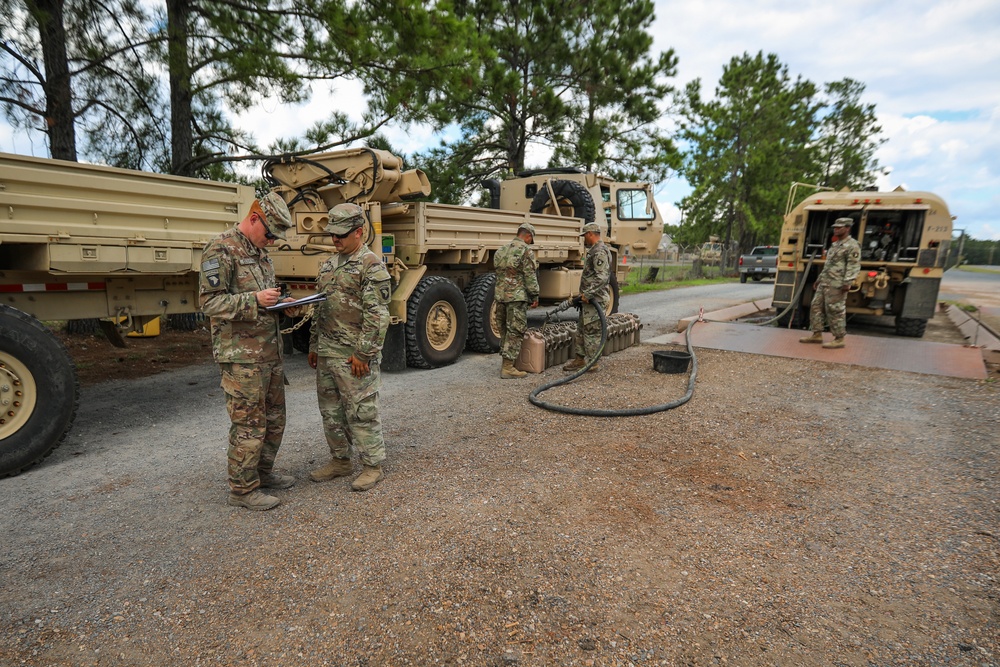 Bastogne Soldiers Conduct Refueling Operations at JRTC