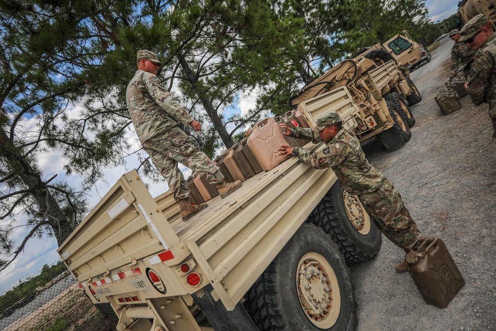 Bastogne Soldiers Conduct Refueling Operations at JRTC
