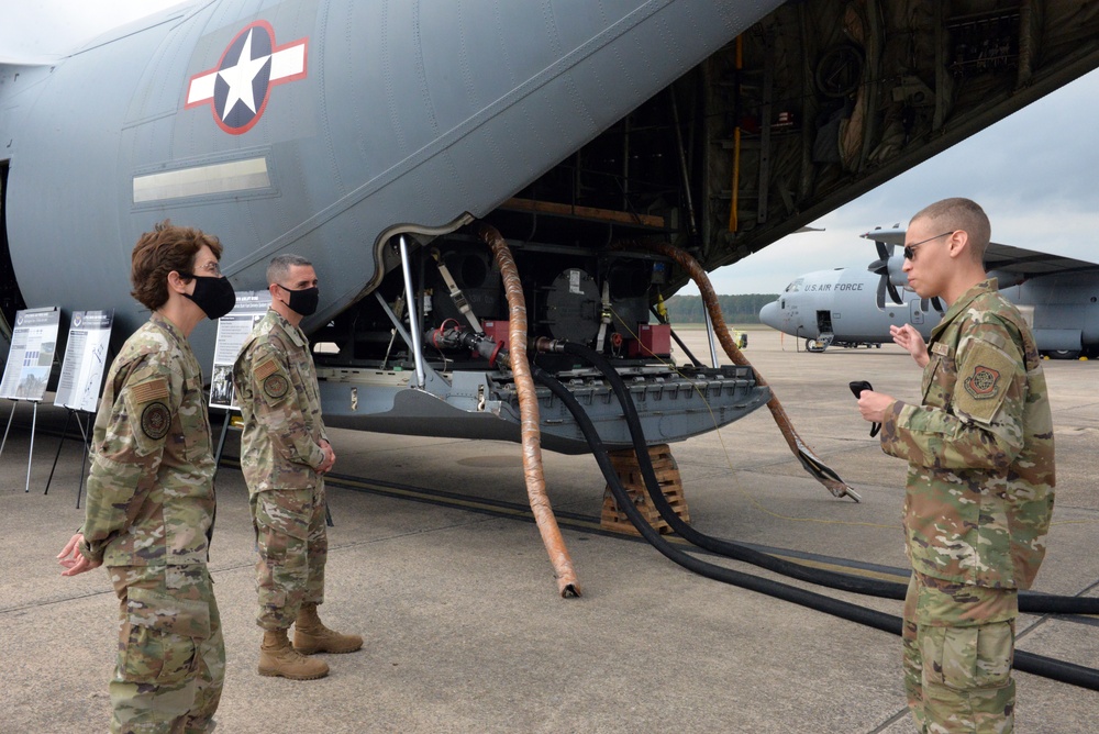 AMC commander visits Little Rock AFB