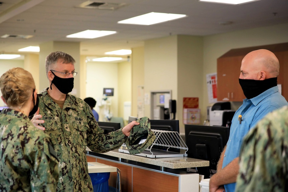 Naval Medical Forces Pacific Commander Visits Naval Hospital Camp Pendleton