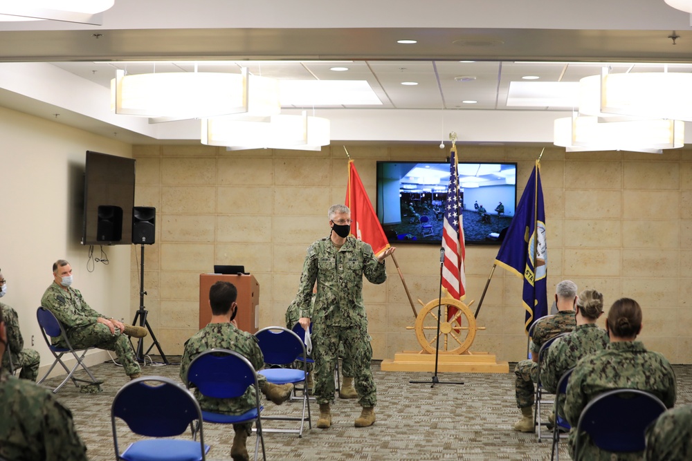 Rear Adm. Tim Weber, Navy Medical Service Corps director, Visits NMRTC Camp Pendleton