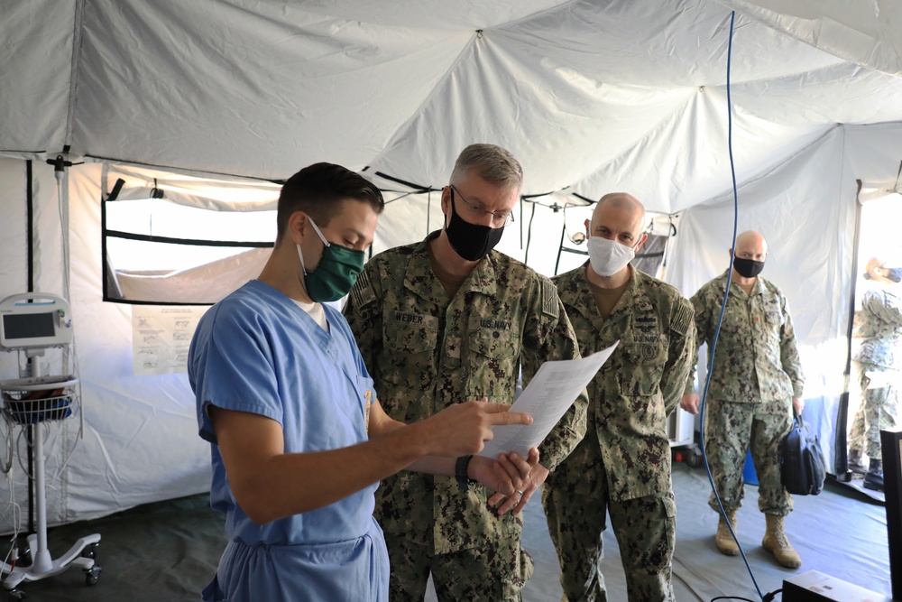 Naval Medical Forces Pacific Commander Visits Branch Health Clinic Port Hueneme