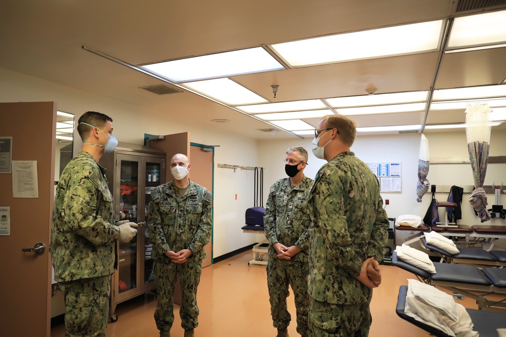 Naval Medical Forces Pacific Commander Visits Branch Health Clinic Port Hueneme