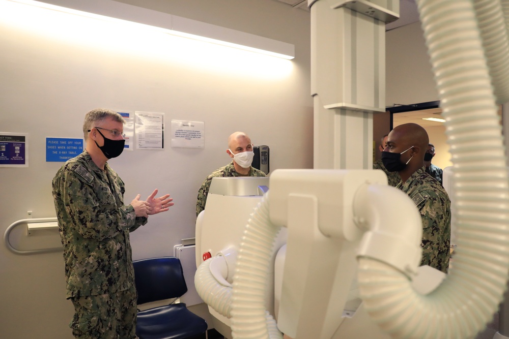 Naval Medical Forces Pacific Commander Visits Branch Health Clinic Port Hueneme