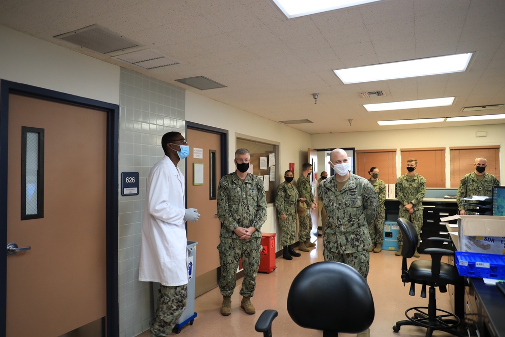 Naval Medical Forces Pacific Commander Visits Branch Health Clinic Port Hueneme