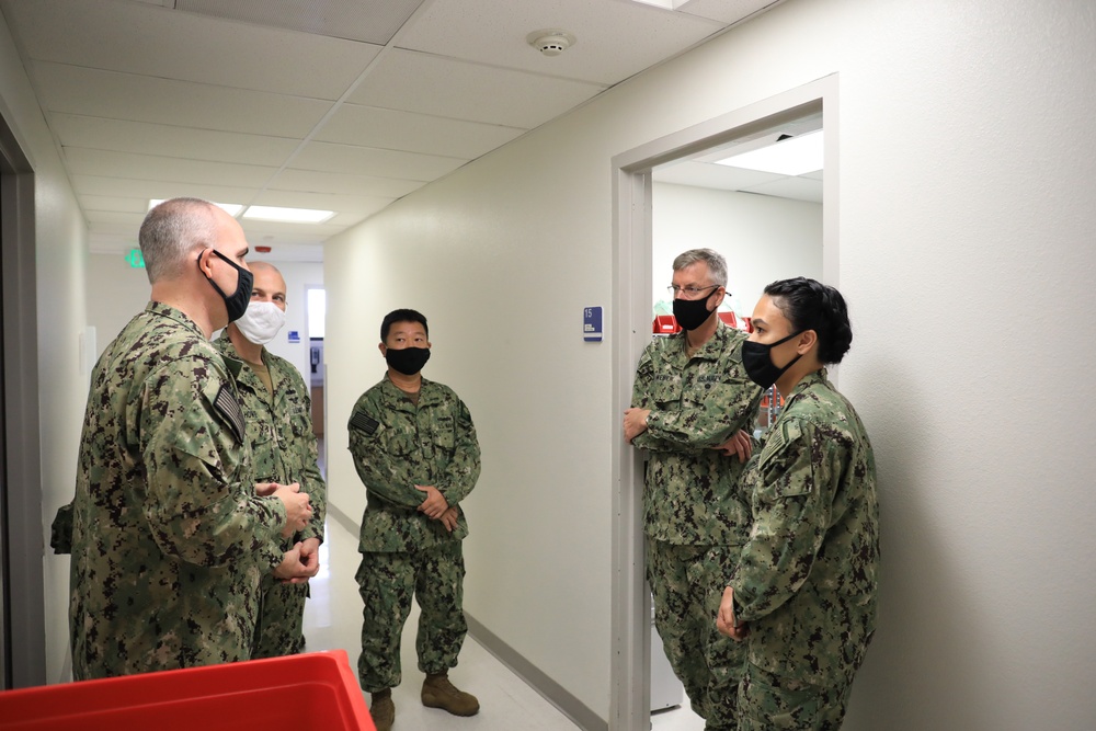 Naval Medical Forces Pacific Commander Visits Branch Health Clinic Port Hueneme