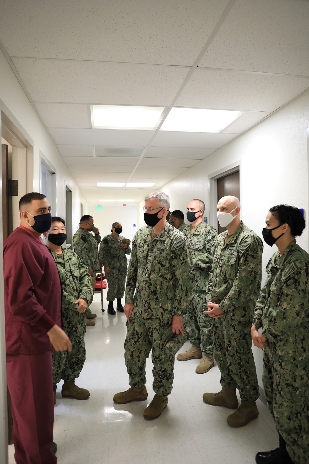 Naval Medical Forces Pacific Commander Visits Branch Health Clinic Port Hueneme