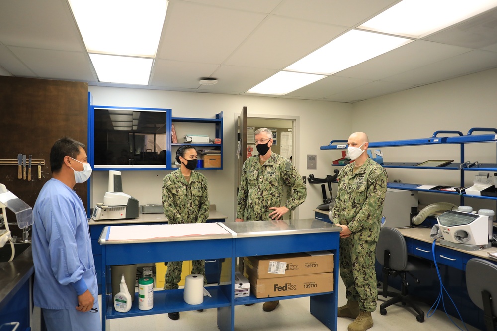 Naval Medical Forces Pacific Commander Visits Branch Health Clinic Port Hueneme