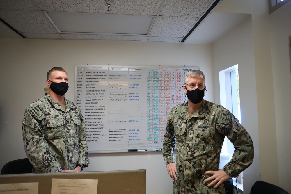 Naval Medical Forces Pacific Commander Visits Branch Health Clinic Port Hueneme
