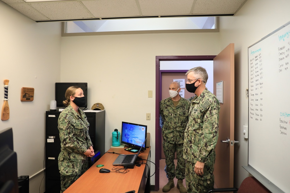 Naval Medical Forces Pacific Commander Visits Branch Health Clinic Port Hueneme