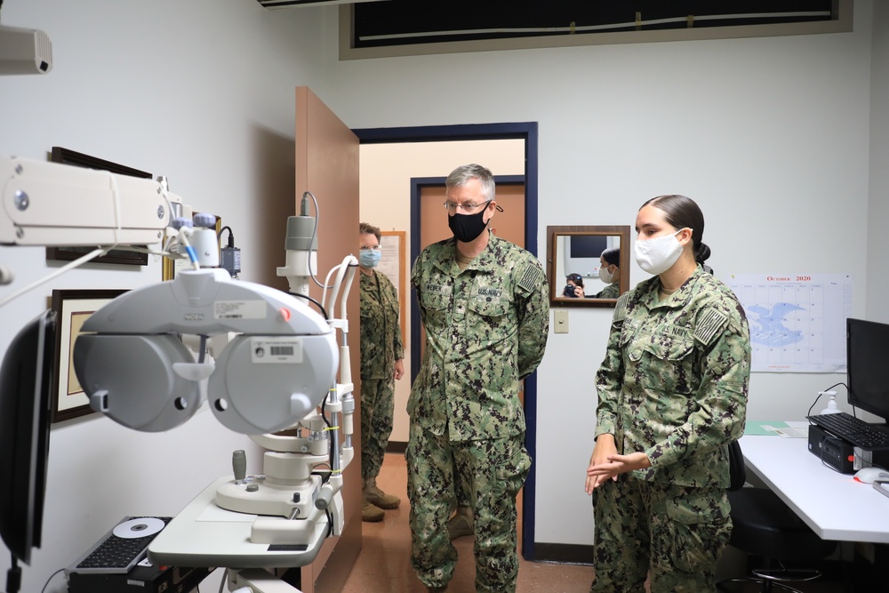 Naval Medical Forces Pacific Commander Visits Branch Health Clinic Port Hueneme