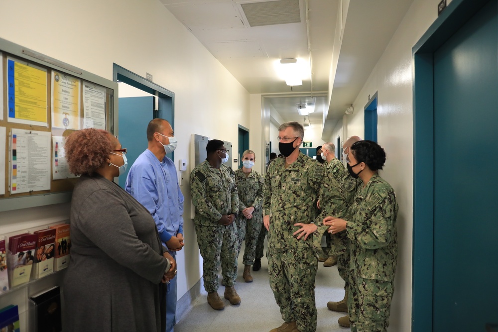 Naval Medical Forces Pacific Commander Visits Branch Health Clinic Port Hueneme