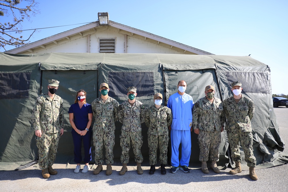 Naval Medical Forces Pacific Commander Visits Branch Health Clinic Port Hueneme