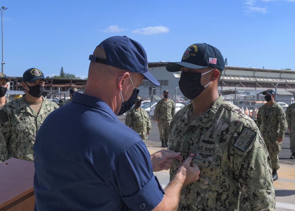 USS Michael Murphy Receives U.S. Coast Guard Commendation