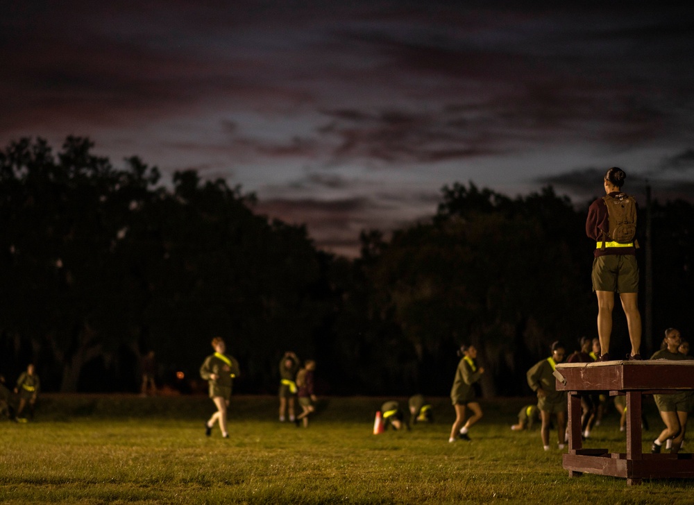 November and Papa Company Physical Training