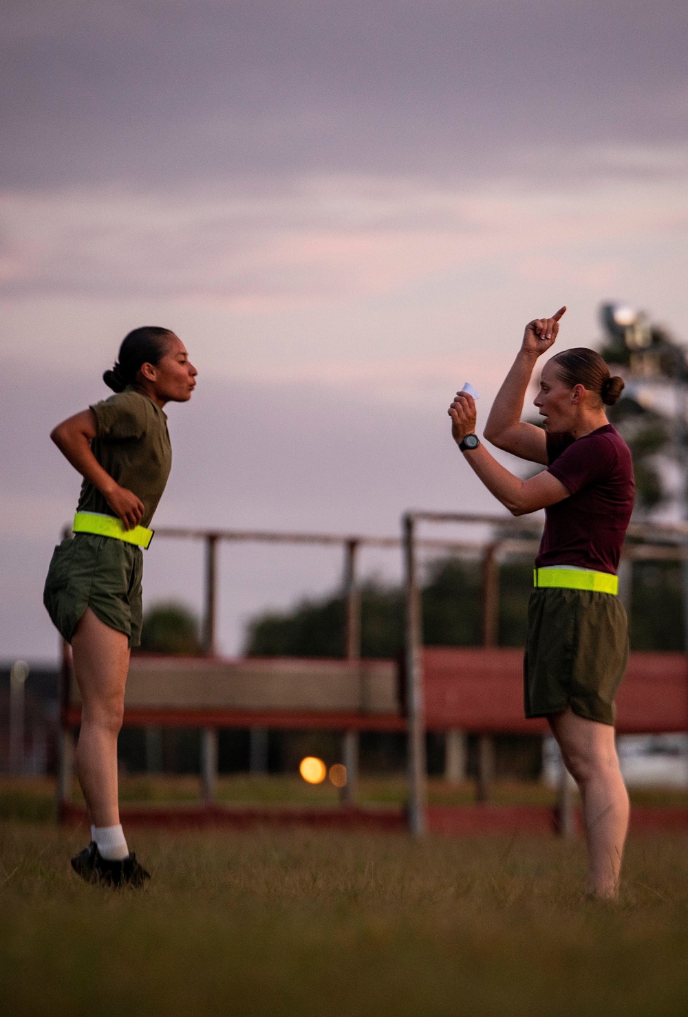 November and Papa Company Physical Training