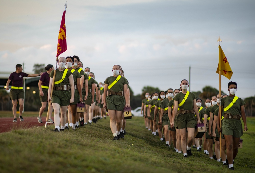 November and Papa Company Physical Training