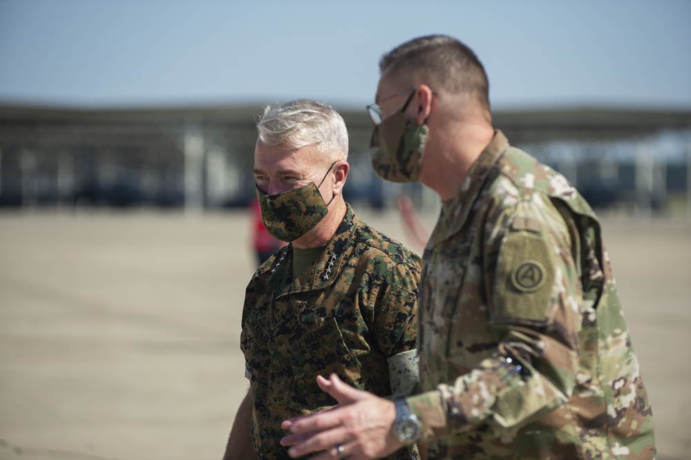 Gen. McKenzie visits Shaw AFB