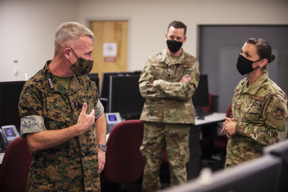 Gen. McKenzie visits Shaw AFB