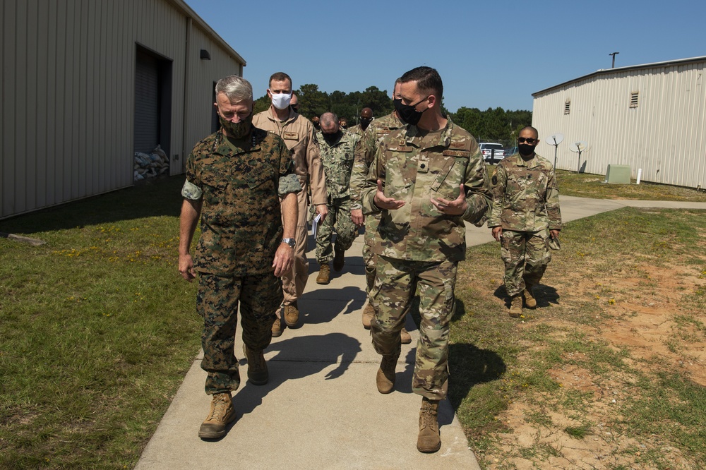 Gen. McKenzie visits Shaw AFB