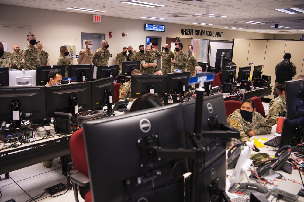 Gen. McKenzie visits Shaw AFB