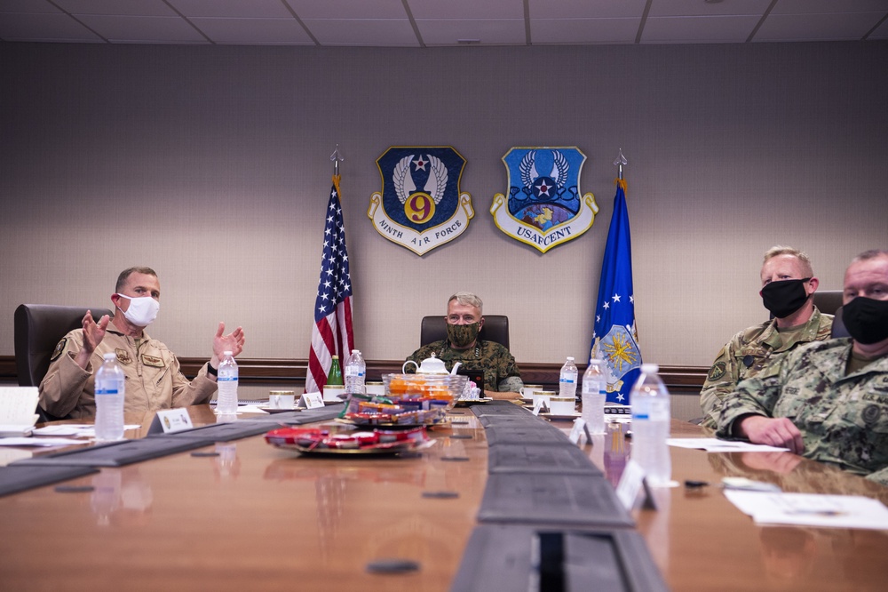 Gen. McKenzie visits Shaw AFB