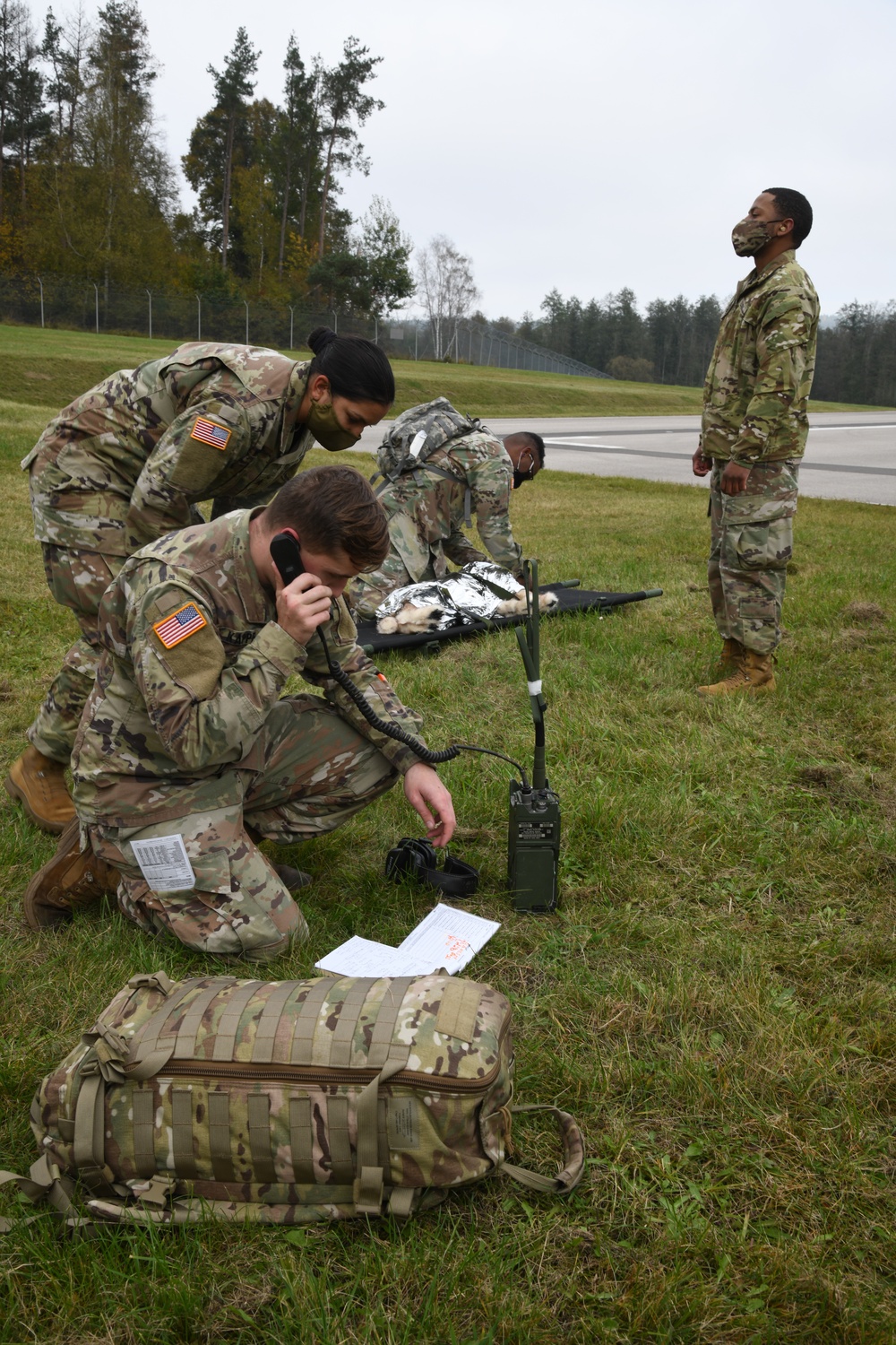 Military Working Dogs MEDEVAC Training