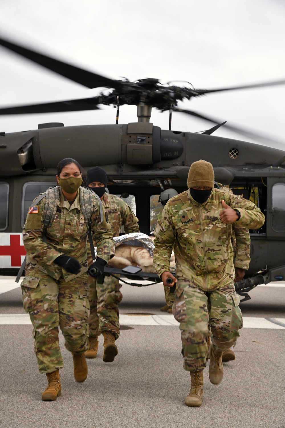 Military Working Dogs MEDEVAC Training