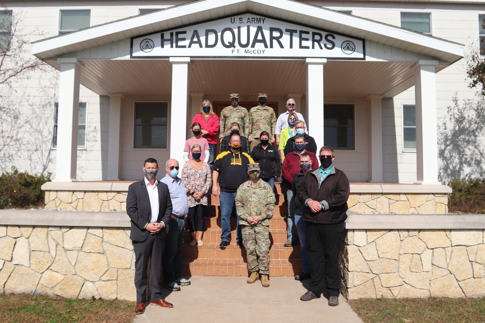 Community leaders participate in special visit to Fort McCoy