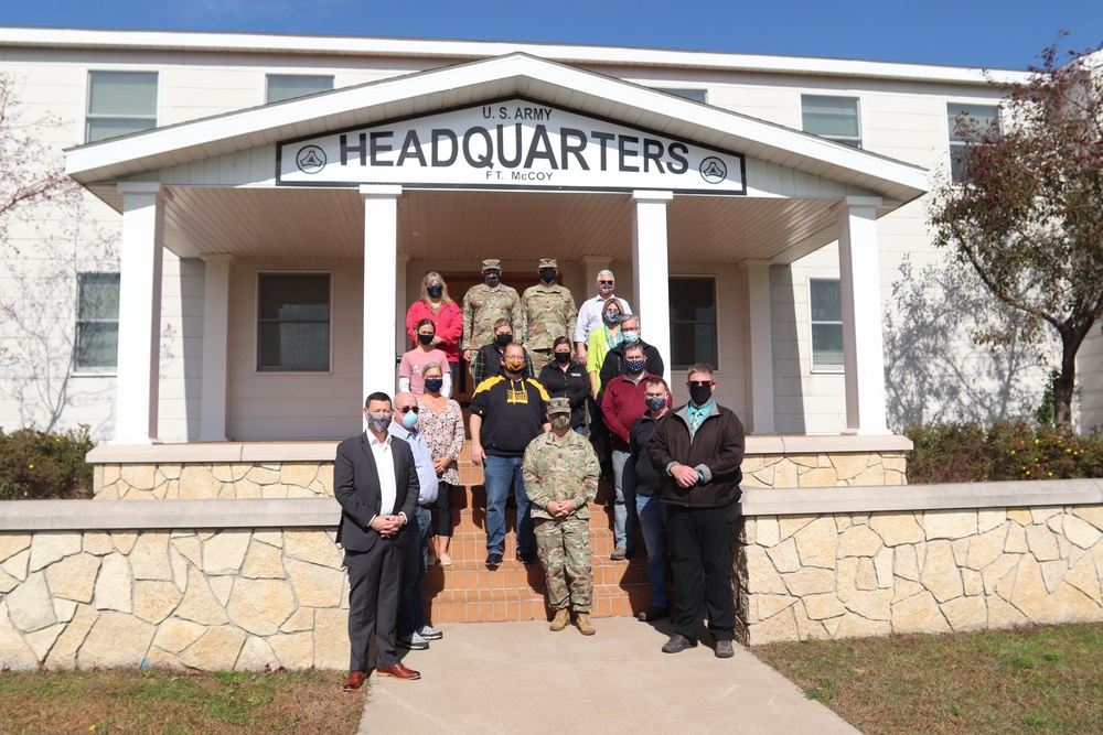 Community leaders participate in special visit to Fort McCoy