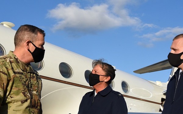 Officials welcome commander of U.S. Space Command