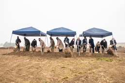 Ground breaks for a new C-130 flight simulator facility in Missouri