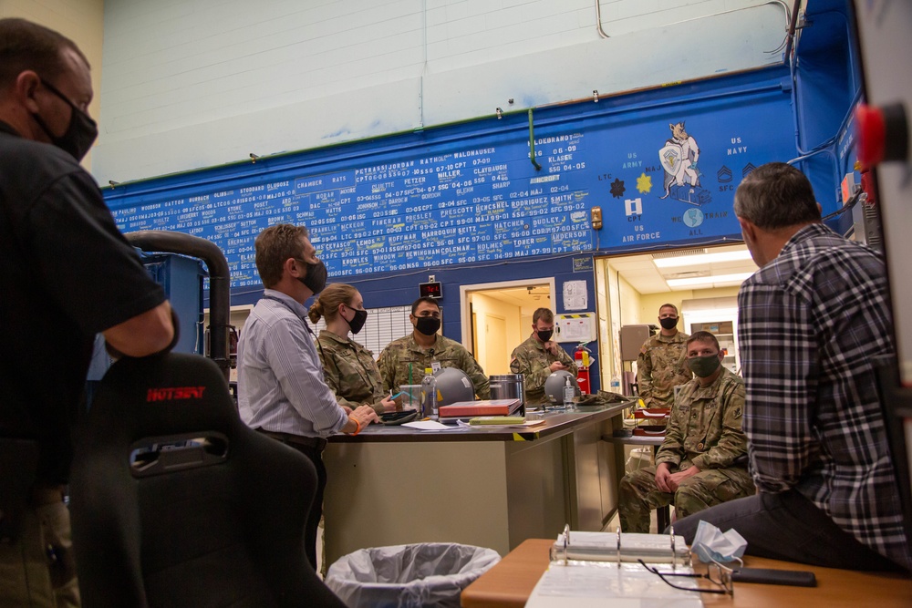 The U.S. Army Aeromedical Research Laboratory’s (USAARL) Enroute Care Group (ECG) and the U.S. Army Aviation School of Medicine (USASAM) preforms altitude testing on patient isolation units.