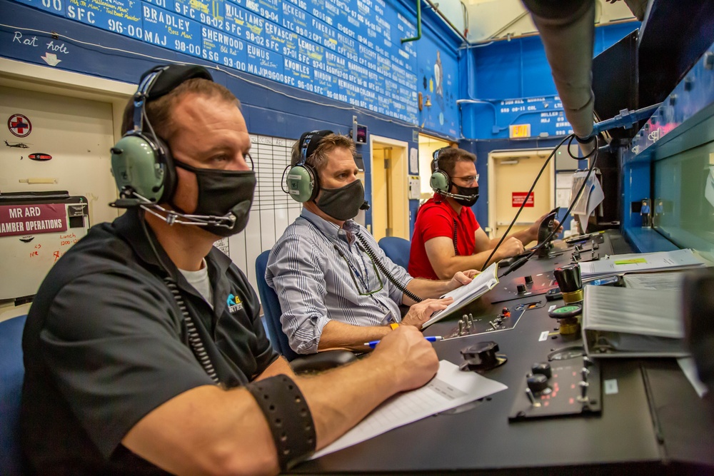 The U.S. Army Aeromedical Research Laboratory’s (USAARL) Enroute Care Group (ECG) and the U.S. Army Aviation School of Medicine (USASAM) preforms altitude testing on patient isolation units.