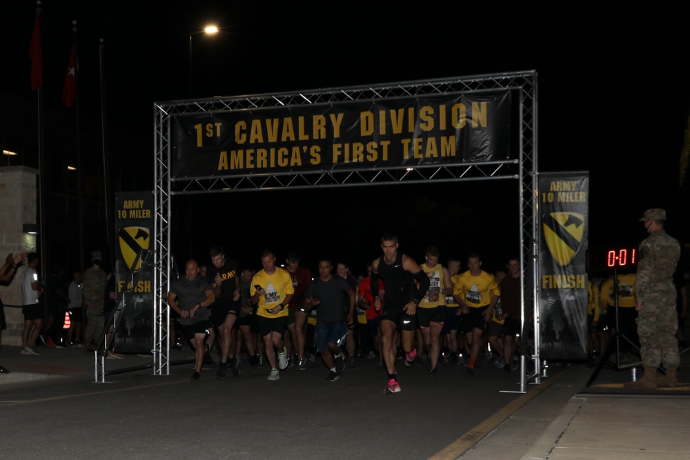 The 1st cavalry Division Hosts Virtual Army Ten-Miler