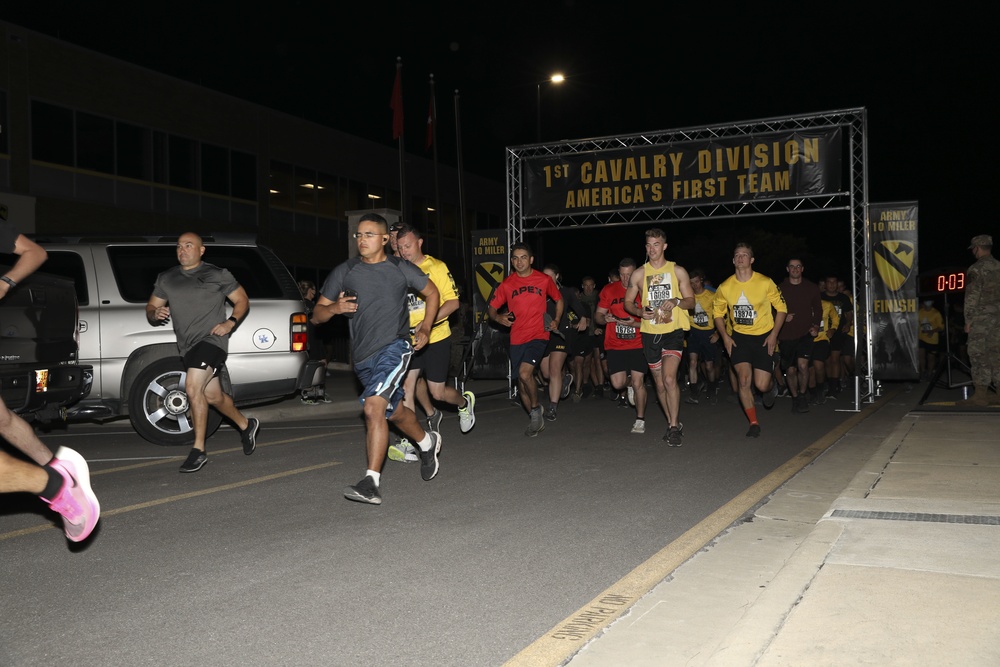 The 1st Cavalry Division Hosts Virtual Army Ten-Miler