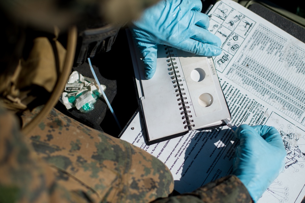 15th MEU Marines test fuel for FARP operation