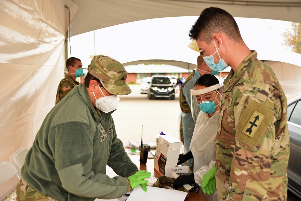 Michigan National Guard Task Force 182nd Performs No-Cost COVID-19 Tests In Washtenaw County