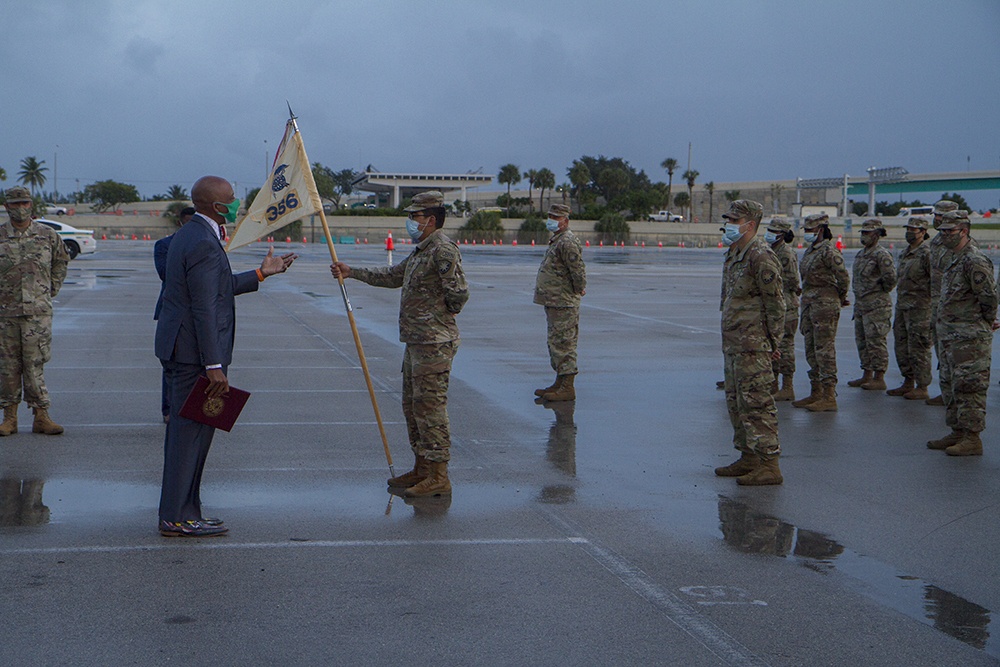 Florida Army Guard participates in recognition ceremonies at Hard Rock Stadium