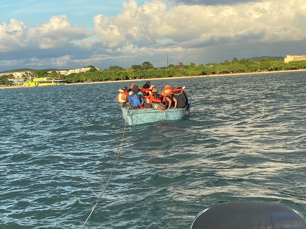 Coast Guard repatriates 36 of 38 migrants to the Dominican Republic, following interdiction of 2 illegal voyages near Puerto Rico