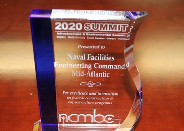 NAVFAC Mid-Atlantic receives 2020 Summit Award by N.C. Military Business Center