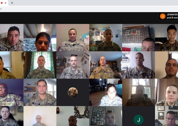 NY State Defense Force members conduct on-line recruit training