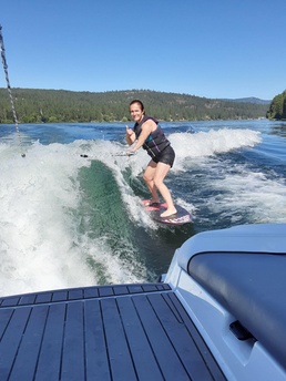 Soldiers try wake surfing, ice skating and paddle boarding